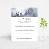 "Misty trees" - Direction Cards in Frost by Stacey Meacham - Front