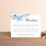 "Poetic Blue" - Direction Cards in Sky by Qing Ji - Front