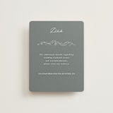 "Mountainview" - Direction Cards in Pewter by Sarah Brown - Front