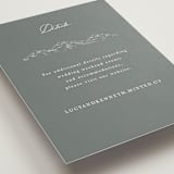 "Mountainview" - Direction Cards in Pewter by Sarah Brown - Detail