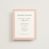 "Blossom" - Direction Cards in Blush by Susan Moyal - Front