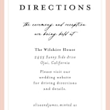 "Blossom" - Direction Cards in Blush by Susan Moyal - Detail