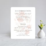 "Batikka" - Direction Cards in Blush by Paper Raven Co. - Front