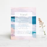 "Sand & Sun" - Direction Cards in Ocean by Nicole Walsh - Front