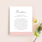 "Romantic Frame" - Direction Cards in Soft Petal by SimpleTe Design - Front