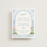 "Giardino" - Direction Cards in Blu by Pati Cascino - Front