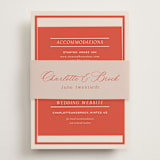 "Racquet" - Direction Cards in Verona Sunset by Megan Davis - Assembled with Belly Band