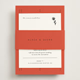 "Alaia" - Direction Cards in Verona Sunset by Blustery August - Assembled with Belly Band