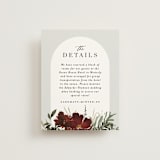 "harvest" - Direction Cards in Cabernet by Everett Paper Goods - Front
