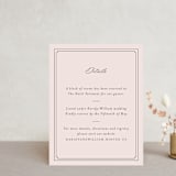 "set in stone" - Direction Cards in Dusty Rose by Mansi Verma - Front