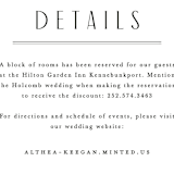 "Narrative" - Direction Cards in Frost by Jennifer Wick - Detail