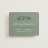 "Mountain Ridge" - Direction Cards in Pine by Amy Kross - Front