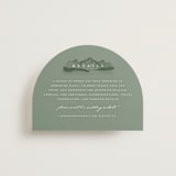 "Mountain Ridge" - Direction Cards in Pine by Amy Kross - Front