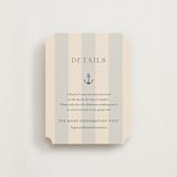 "nautical nuptials" - Direction Cards in Sea Breeze by Rebecca Durflinger - Front