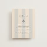 "nautical nuptials" - Direction Cards in Sea Breeze by Rebecca Durflinger - Front