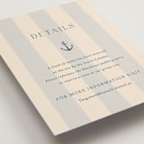 "nautical nuptials" - Direction Cards in Sea Breeze by Rebecca Durflinger - Detail
