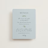 "Hydrangea Vine" - Direction Cards in Coastal by Susan Moyal - Front
