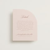 "Avalon" - Direction Cards in Petal by Everett Paper Goods - Front