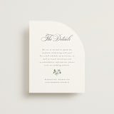 "Wistful" - Direction Cards in Mist by Everett Paper Goods - Front