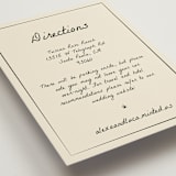 "Roses" - Direction Cards in Vanilla by Ani Somi - Detail