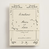 "Roses" - Direction Cards in Vanilla by Ani Somi - Assembled with Belly Band