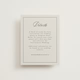 "Refined" - Direction Cards in Parchment by Nicole Walsh - Front