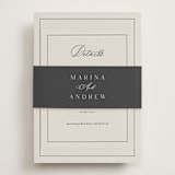 "Refined" - Direction Cards in Parchment by Nicole Walsh - Assembled with Belly Band