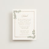 "Arbour" - Direction Cards in Lake by Leah Bisch - Front