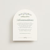"Vintage Sketched" - Direction Cards in Wisteria by Jenna Holcomb - Front
