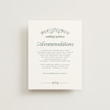 "Vintage Sketched" - Direction Cards in Wisteria by Jenna Holcomb - Front