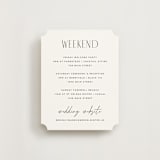 "Arabilla Overlap" - Direction Cards in Silk by Kelly Schmidt - Front