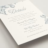 "Wreath In Bloom" - Direction Cards in Lake by Leah Bisch - Detail