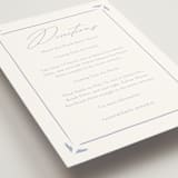 "Ocean Dreams" - Direction Cards in Pale Cerulean by Sabrin Deirani - Detail