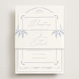 "Ocean Dreams" - Direction Cards in Pale Cerulean by Sabrin Deirani - Assembled with Belly Band