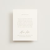 "Napa" - Direction Cards in Golden by Kelly Schmidt - Front