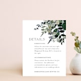 "On and On" - Direction Cards in Botanical Bouquet by Design Lotus - Front