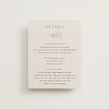 "Etched Frame" - Direction Cards in Eggshell by Robert and Stella - Front