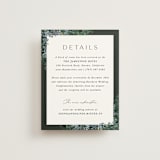 "Juniper" - Direction Cards in Emerald by Kate Ahn - Front