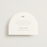 "Soft Sprigs" - Direction Cards in Champagne by Jennifer Postorino - Front