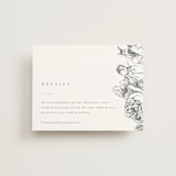 "Delicate" - Direction Cards in Pearl by Emily Sabol Goss - Front