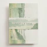 "The Vow" - Direction Cards in Meadow by Elly - Assembled with Belly Band