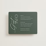 "Flip" - Direction Cards in Forest by Kelly Schmidt - Front
