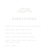 "leafy wreath" - Direction Cards in Taupe by Ghazal Ali - Detail