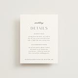"More Than Words" - Direction Cards in Bridal White by Design Lotus - Front