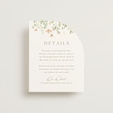 "Brynn" - Direction Cards in Toffee by Everett Paper Goods - Front