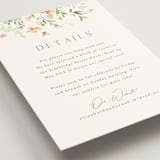 "Brynn" - Direction Cards in Toffee by Everett Paper Goods - Detail