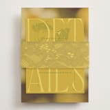 "Bloom" - Direction Cards in Island Citrus by Morgan Kendall - Assembled with Belly Band