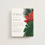 "Tropical Bouquet" - Direction Cards in Basil by Elly - Front