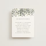 "Forever in Love" - Direction Cards in Ivy by Hannah Williams - Front