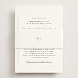 "Classic & Timeless" - Direction Cards in Obsidian by Lucrecia Caporale - Assembled with Belly Band